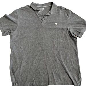 Banana republic men’s gray‎ 100% all cotton polo pullover shirt size XL summer